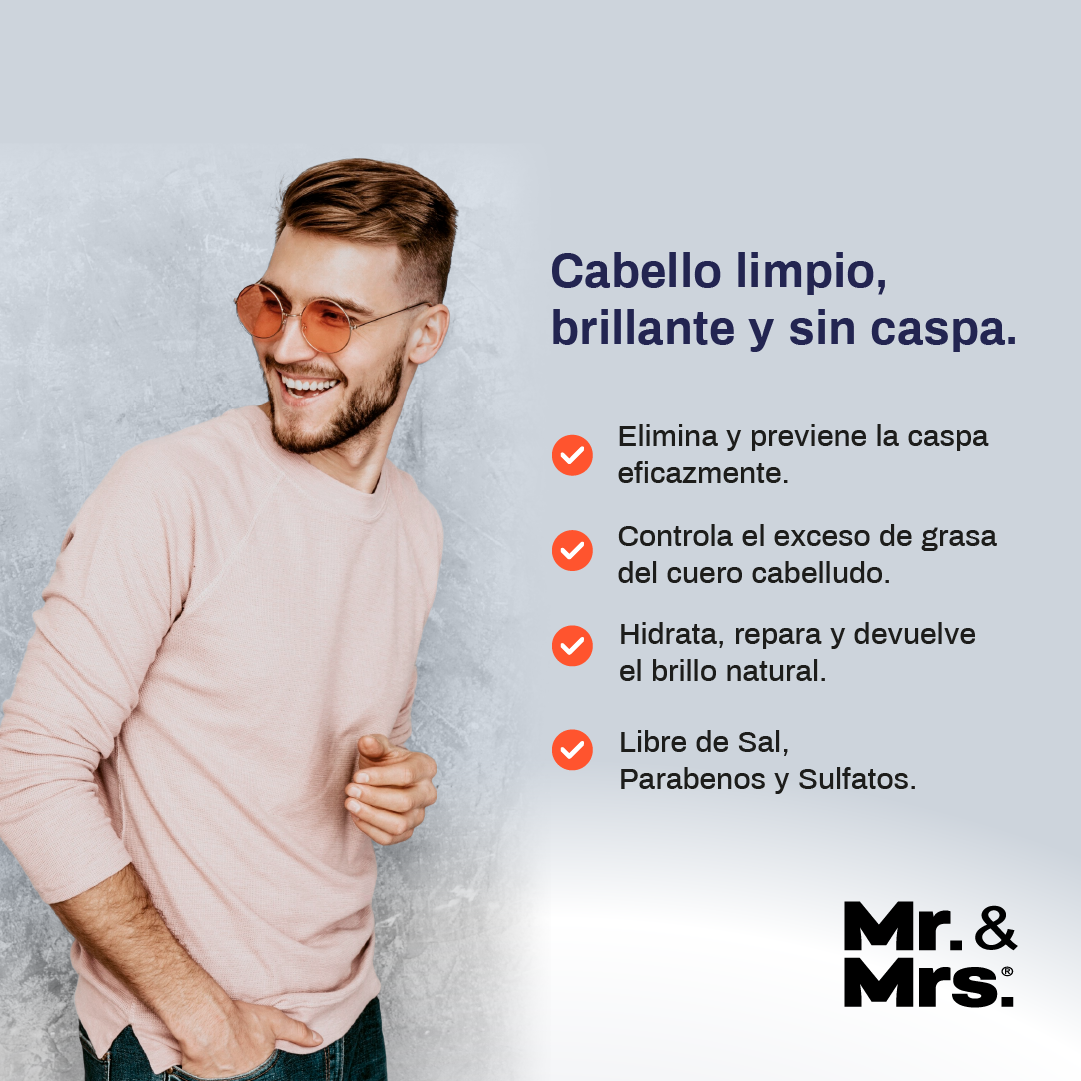 Mr. & Mrs. Shampoo Anticaspa - Imagen 4